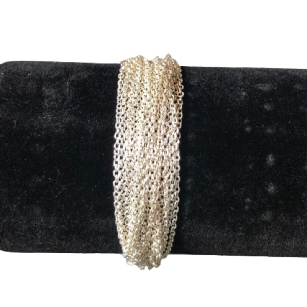NWT Johnny Was Boho Beaded Chain Genuine Silver Bracelet - Picture 2 of 9